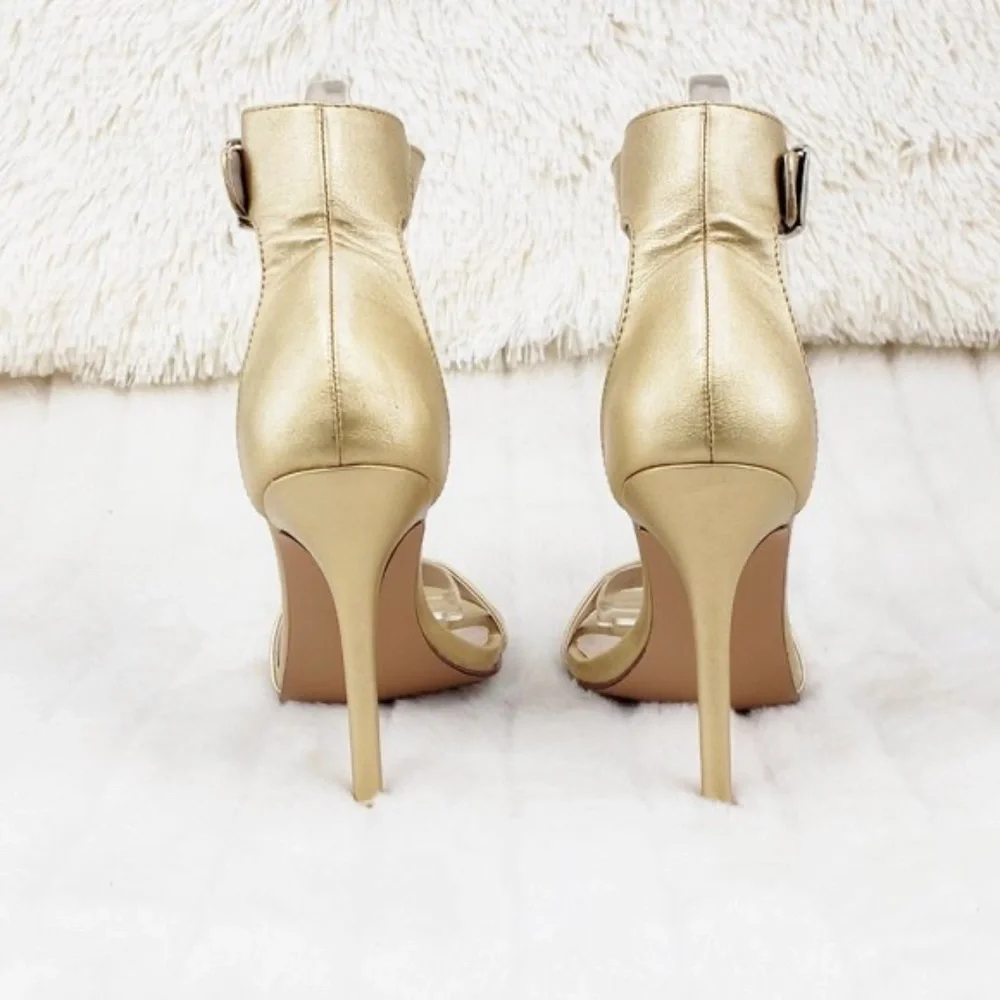 * Pleaser Gold Ankle Strap 5